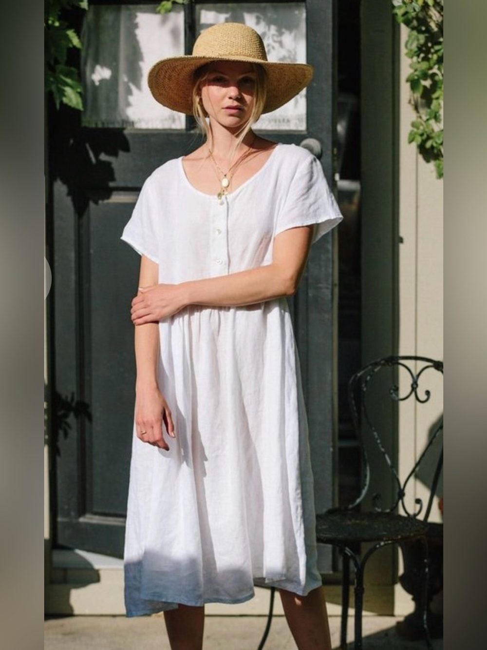 Women’s Merritt Charles Linen Dress Size One Size